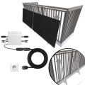 Balkonkraftwerk 740W: 2x JA Solar FB 370W + Hoymiles #1
