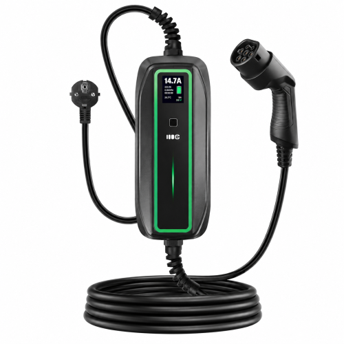 Mobiles EV-Ladegerät Green Cell PowerCable 3,6 kW Schuko Typ 2 – EV16
