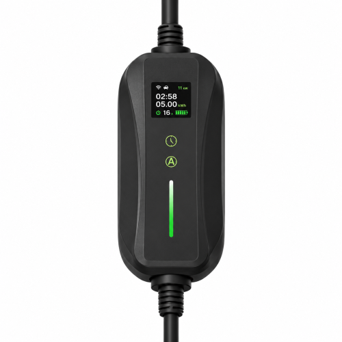 Ladestation GRESGYING tragbares EV-Ladegerät T1-3P16A-B-5.5-M1 AC 11 kW Typ 2 5 m